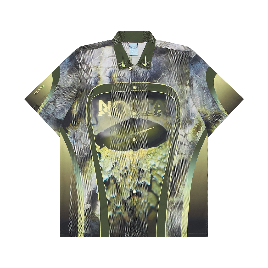 나이키 x 드레이크 녹타 오팔 티토 닉스 숏슬리브 탑 필그림 (FV1939-378)(Nike x Drake Nocta Opal Tito Neeks Button Down Short Sleeve Top Pilgrim (FV1939-378))