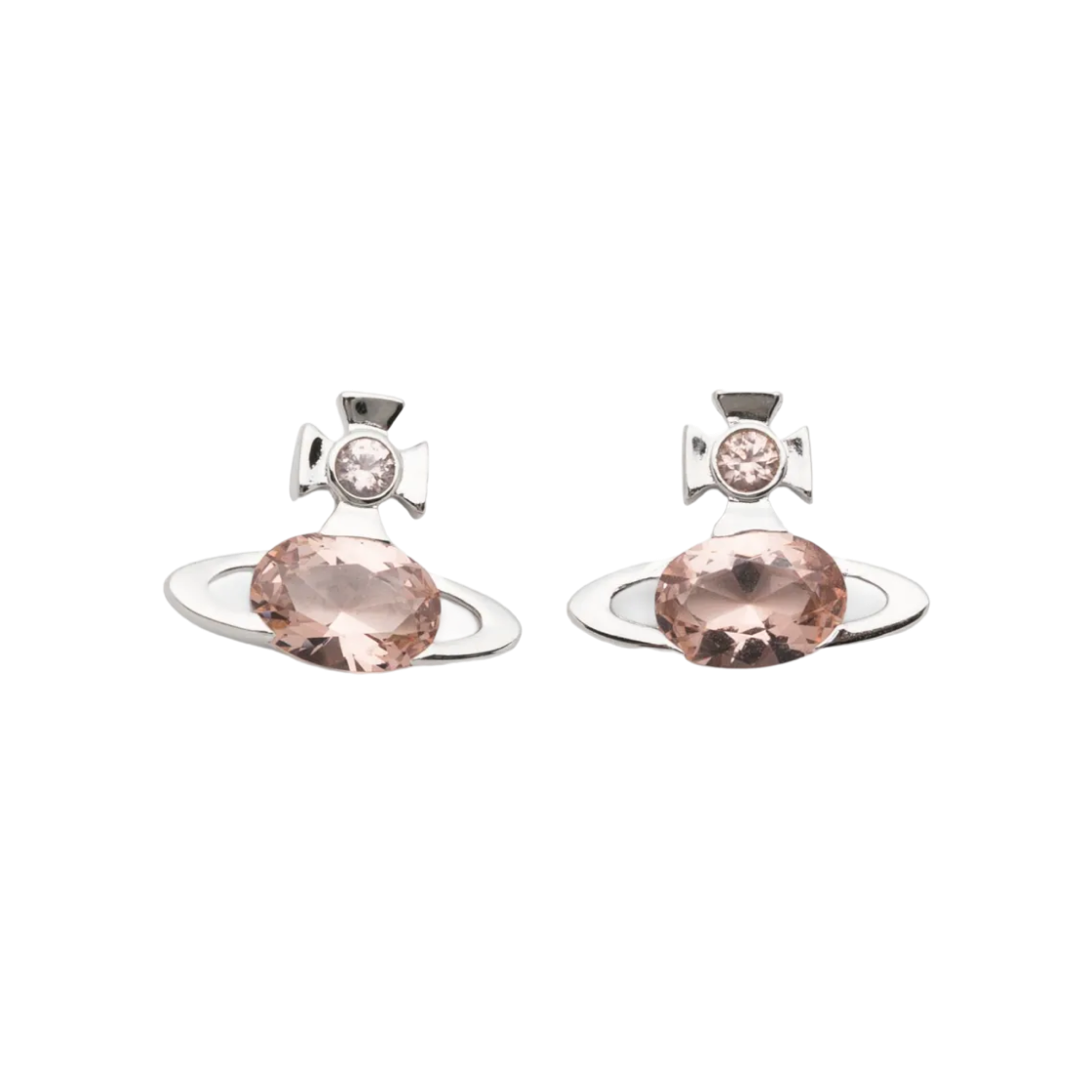 6201034P-02P777 (W) Vivienne Westwood Allie Earrings Silver