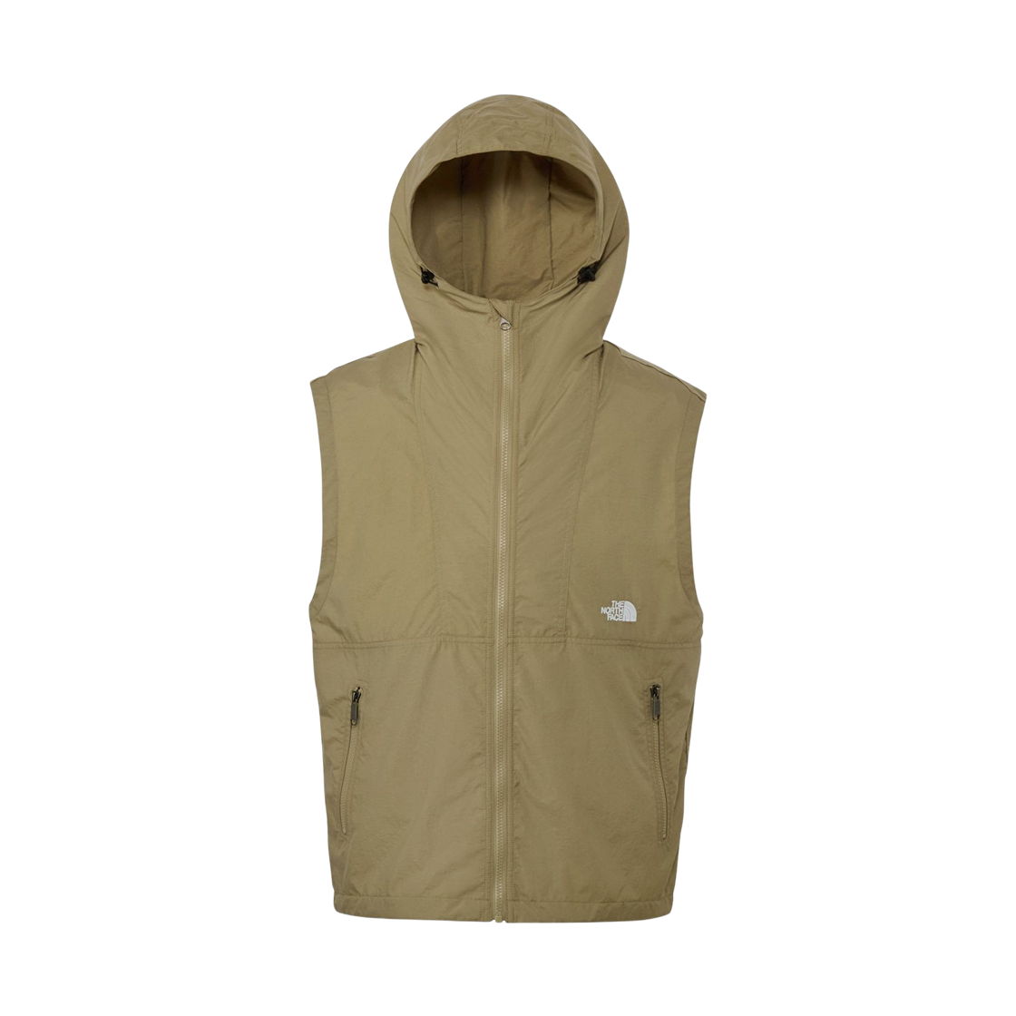 NP22635CK The North Face Compact Hooded Vest Classic Khaki