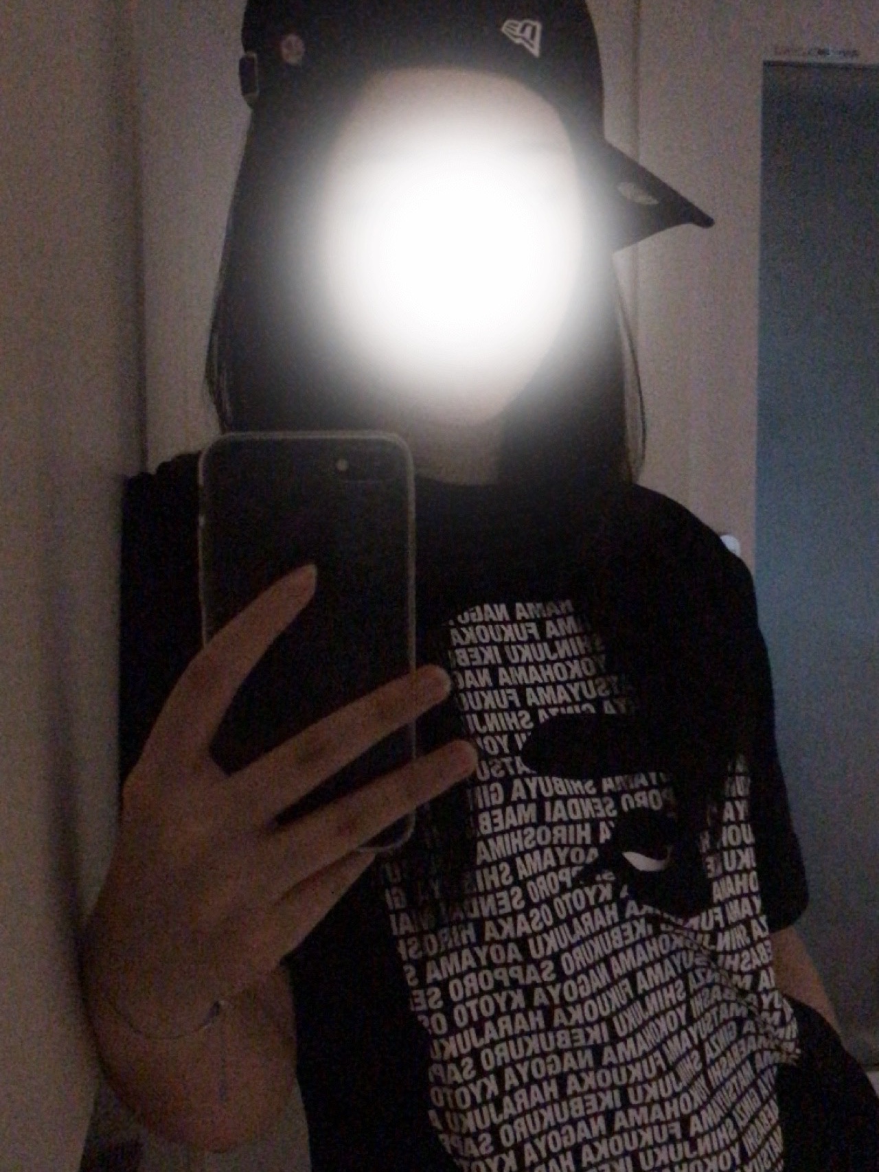 BAPE Japan Ape Head T-Shirt Black 착용 스타일 - 1
