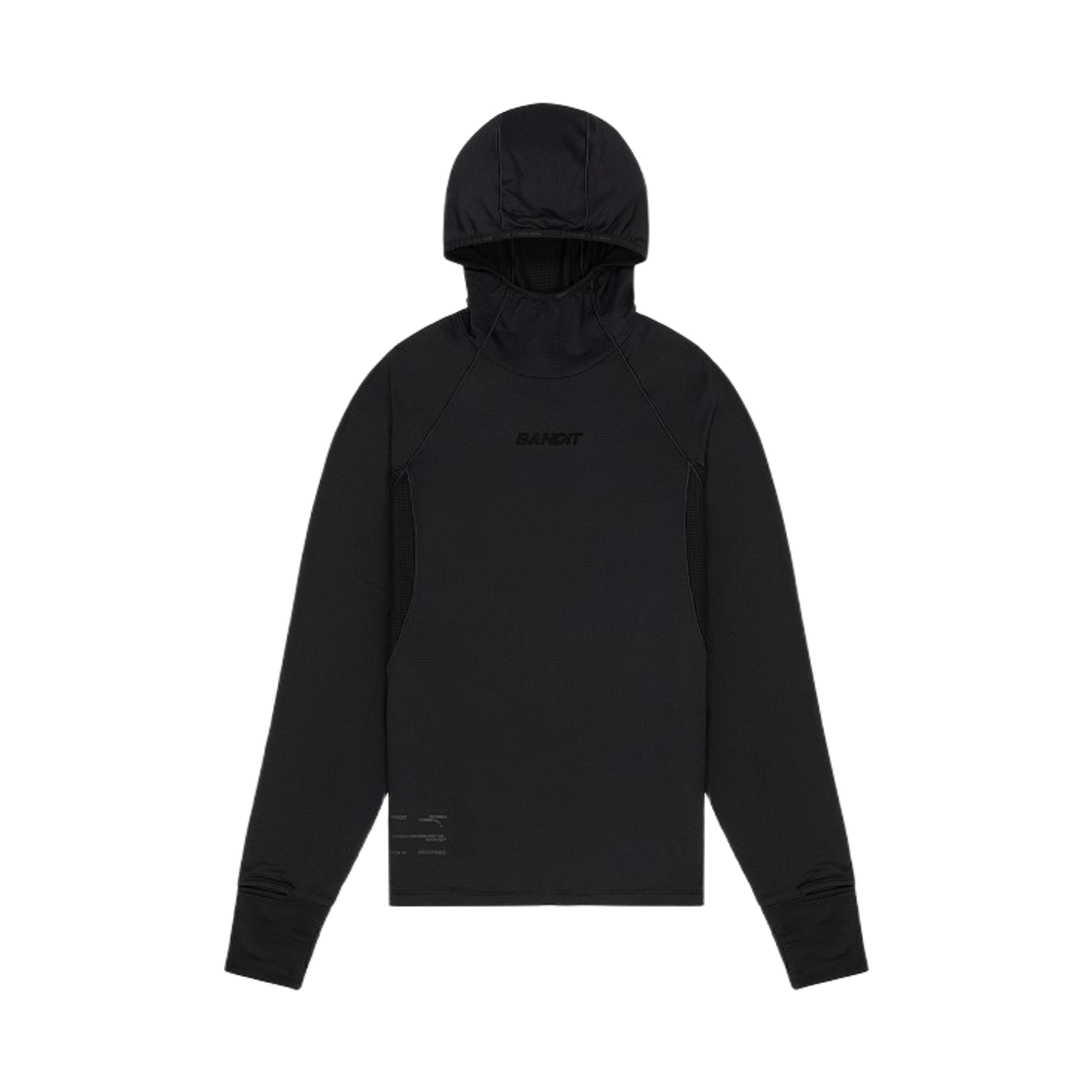 밴딧 러닝 아우라그리드 후디드 퍼포먼스 탑 블랙(Bandit Running Auragrid Hooded Performance Top Black)