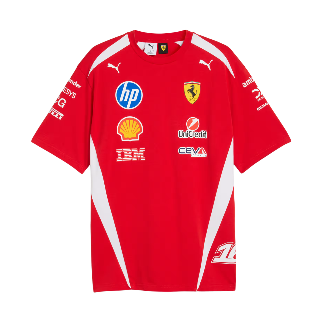 스쿠데리아 페라리 x 푸마 레플리카 티셔츠 레드 CLC(Scuderia Ferrari x Puma Replica T-Shirt Red CLC)