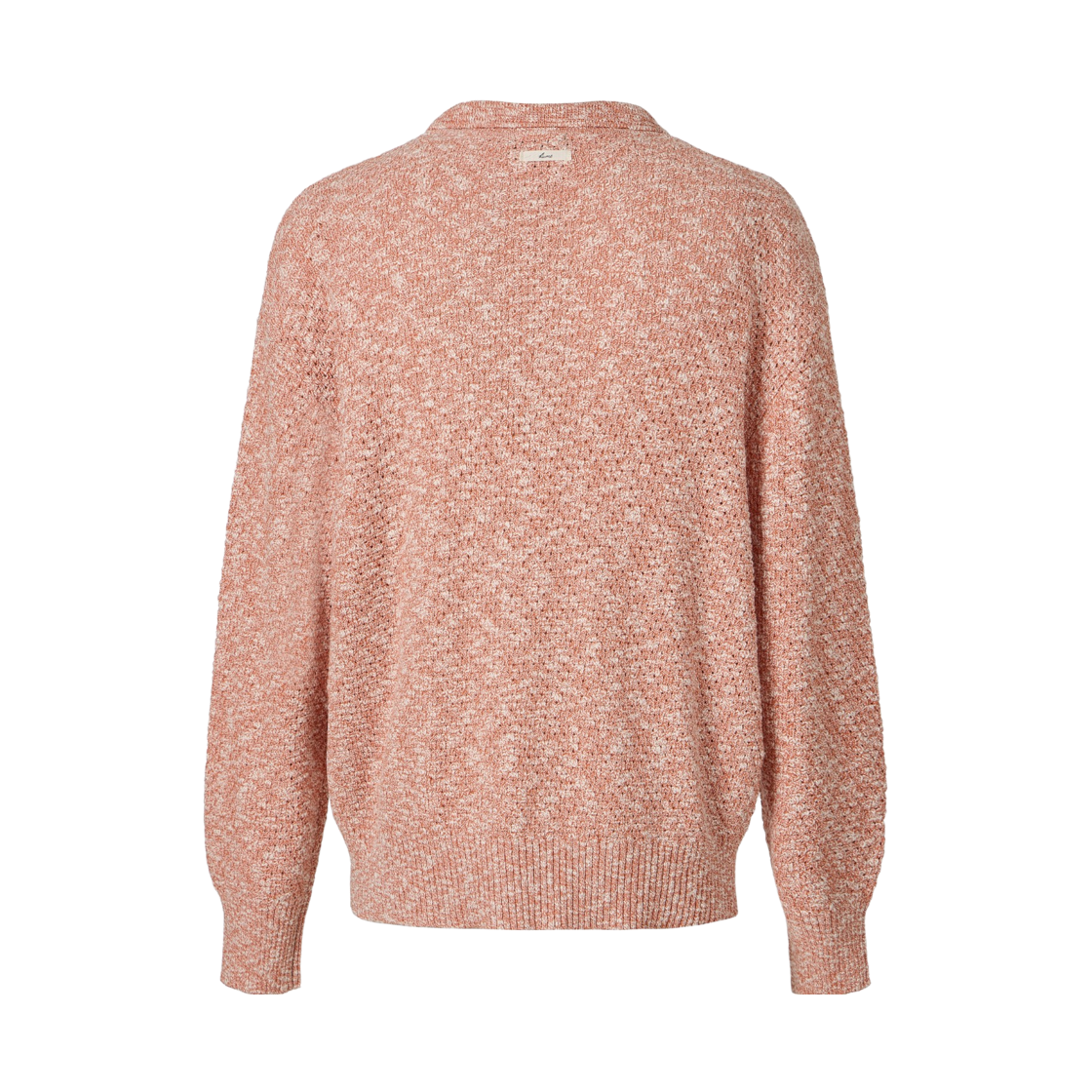 쿠메 슬럽 멜란지 니티드 가디건 오렌지(KUME Slub Melange Knitted Cardigan - Orange) - 2