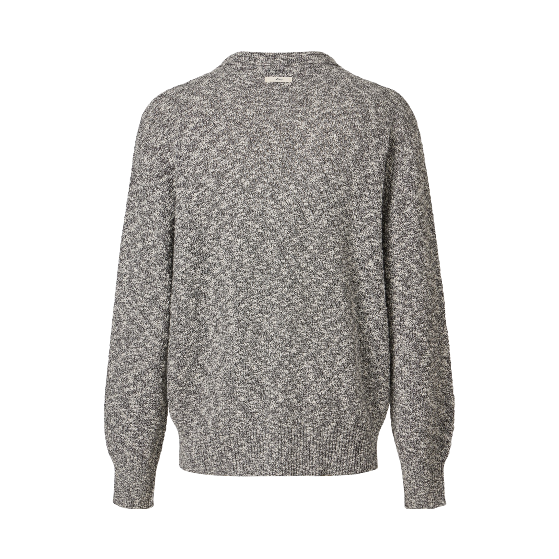 쿠메 슬럽 멜란지 니티드 가디건 그레이(KUME Slub Melange Knitted Cardigan - Gray) - 2