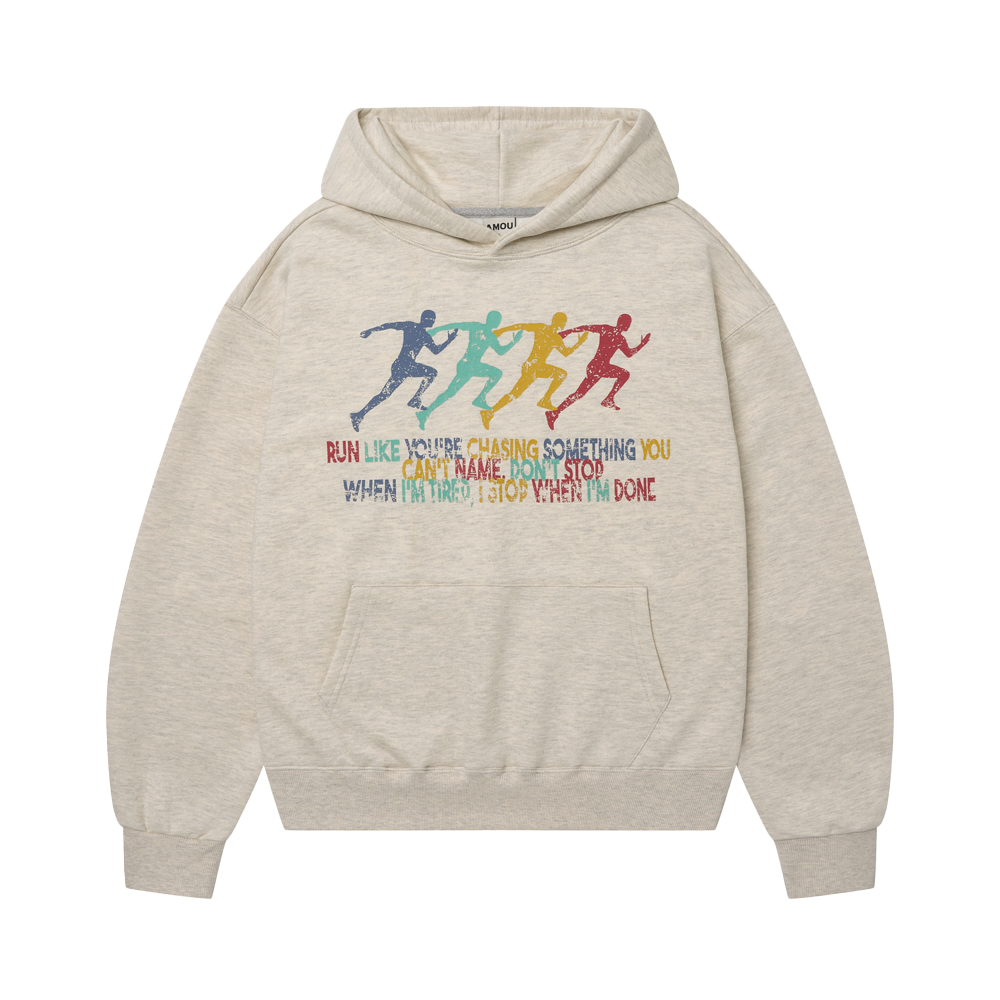 아모우 스프린트 후디 오트밀(AMOU Sprint Hoodie Oatmeal)
