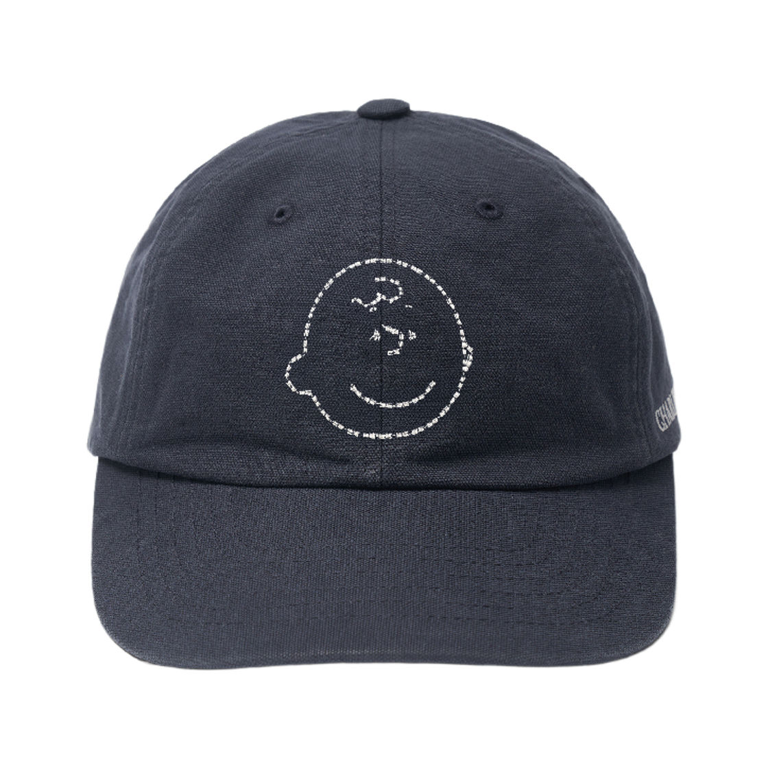 파르벵 x 피너츠 찰리 브라운 스티치 볼캡_네이비(FARVEN x PEANUTS Charlie Brown Stitch Ball Cap_Navy) - 1