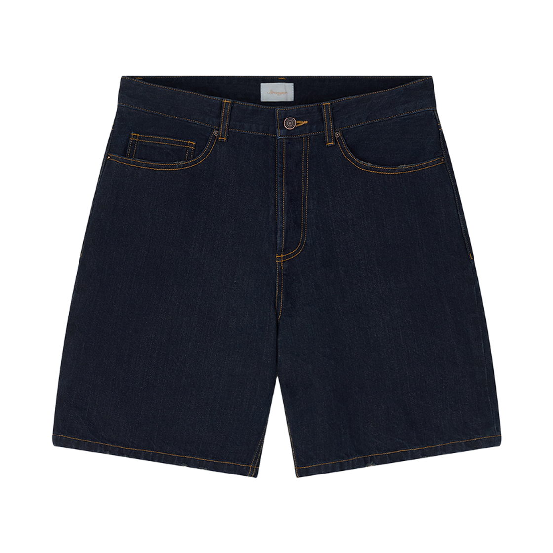 스트레인저 레귤러 핏 데님 반바지 네이비(Stranger Regular Fit Denim Half Pants (Navy))