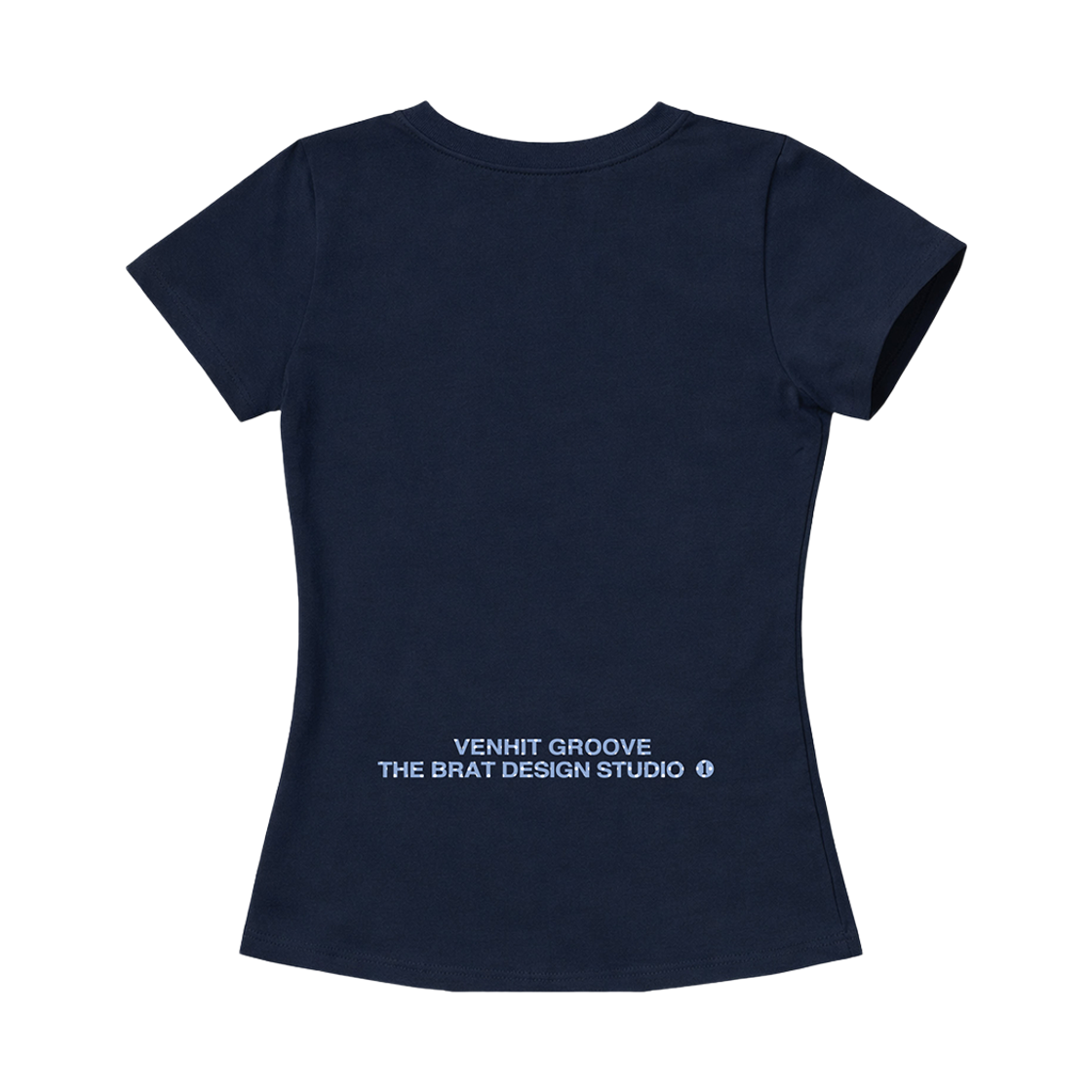 벤힛 VC 시그니처 자수 슬림 반팔티 도트 네이비(venhit VC Signature Embroidered Slim Fit Short Sleeve T-Shirt Dot Navy) - 2