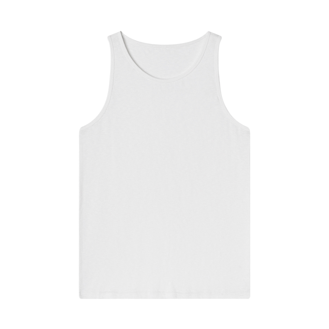 스트레인저 루즈 핏 코튼 탱크 탑 화이트(Stranger Loose Fit Cotton Tank Top (White))