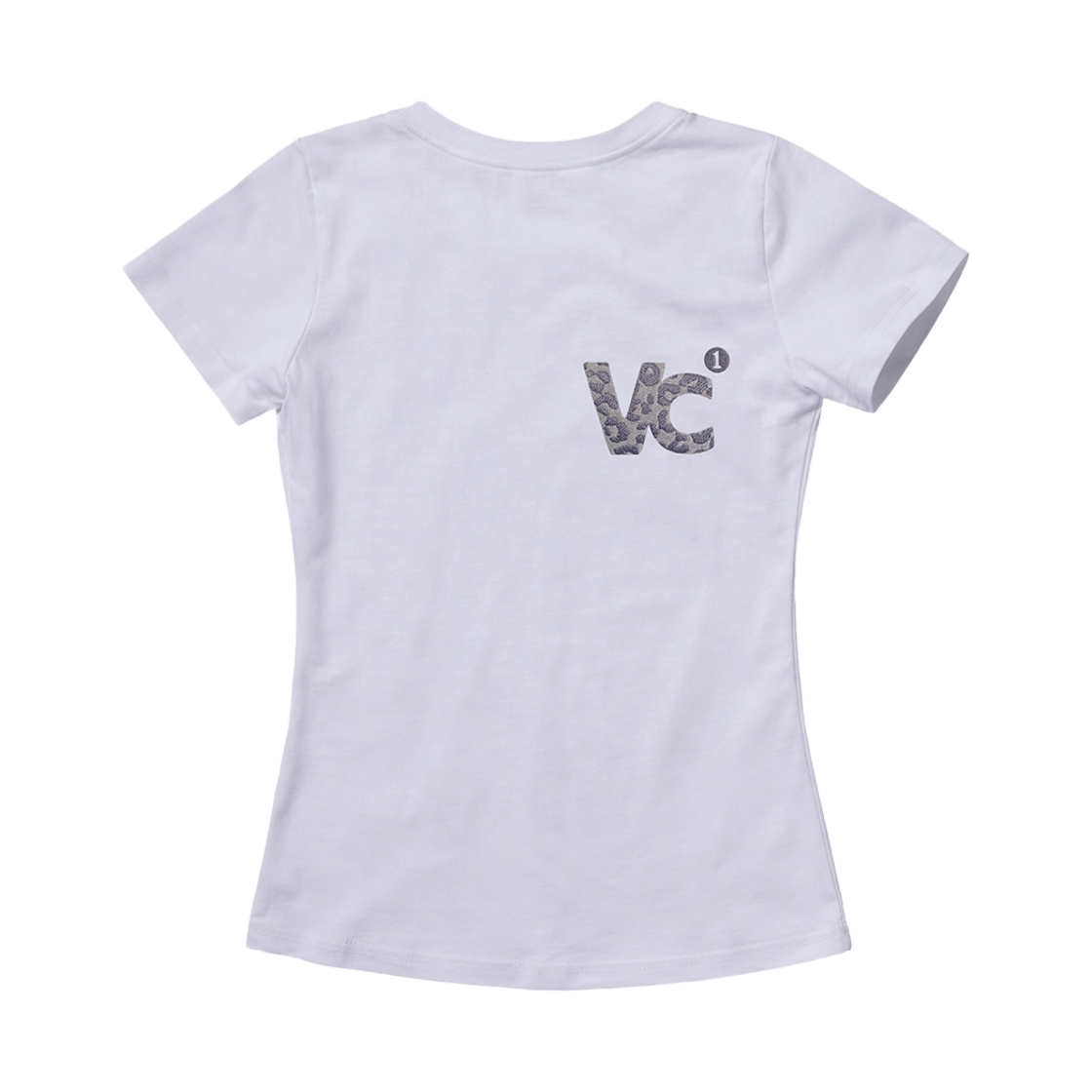 벤힛 VC 시그니처 자수 슬림 반팔티 LPD 화이트(venhit VC Signature Embroidered Slim Fit Short Sleeve T-Shirt LPD White)