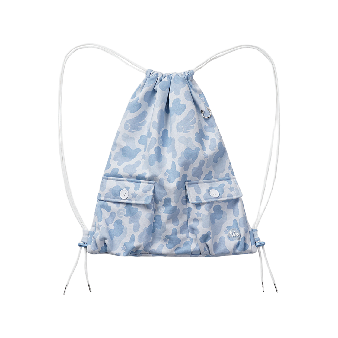 벤힛 엔젤 카모 짐색 블루(venhit Angel Camo Gym Sack Blue)