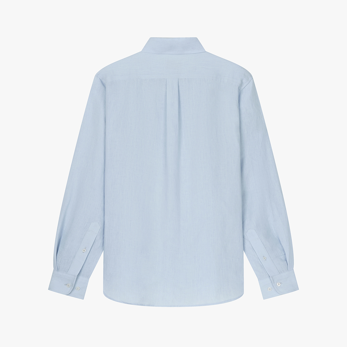 스트레인저 레귤러 핏 플레인 린넨 셔츠 스카이 블루(Stranger Regular Fit Plain Linen Shirt (Sky Blue)) - 2