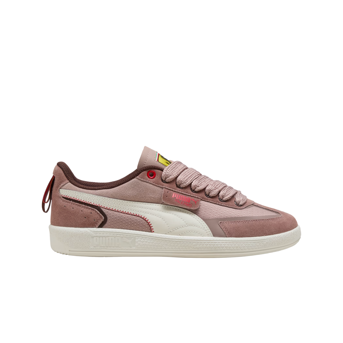 스쿠데리아 페라리 x 푸마 팔레르모 스니커즈 로즈 라떼 웜 화이트(Scuderia Ferrari x Puma Palermo Sneakers Rose Latte Warm White) - 1