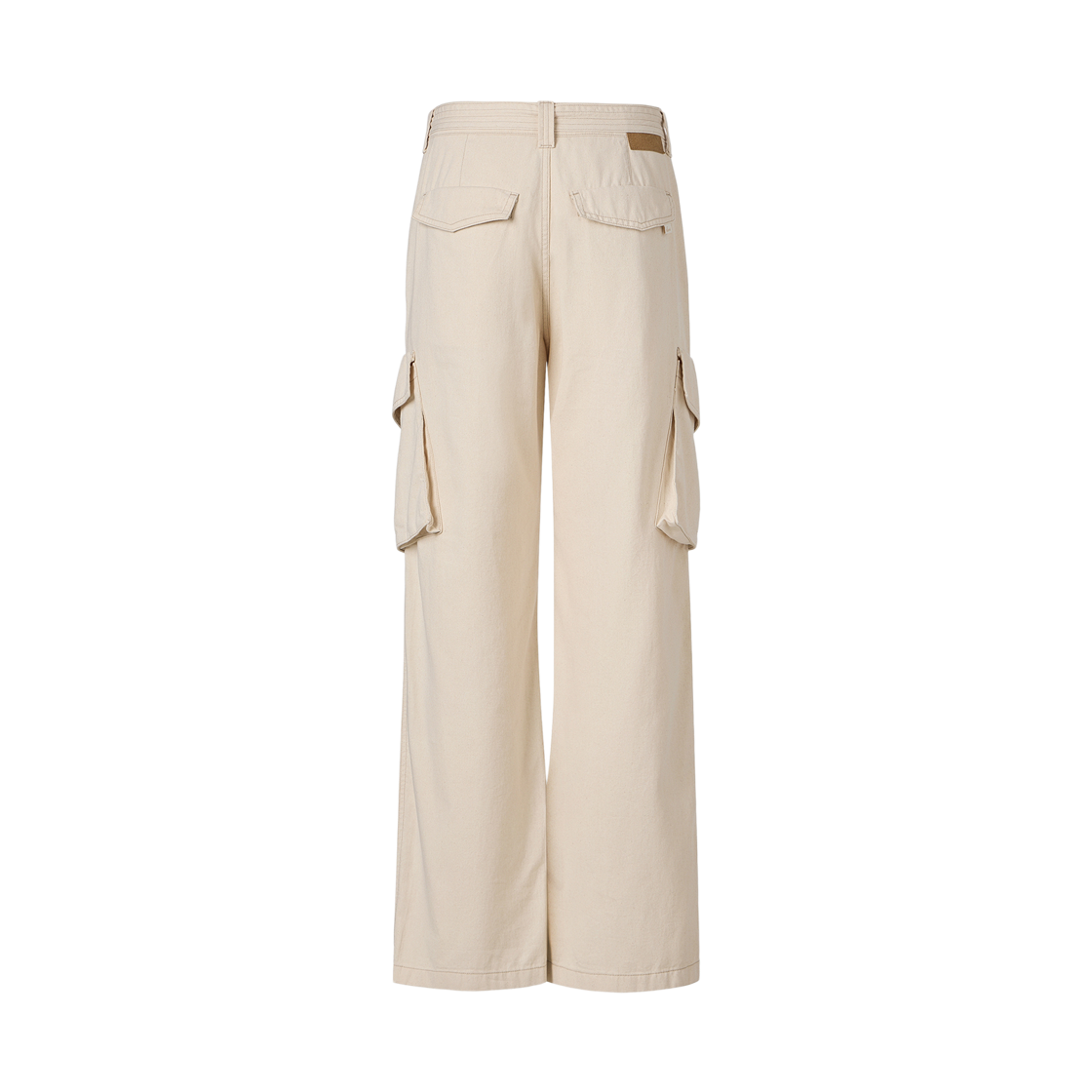 쿠메 벨티드 릴렉스드 카고 팬츠 에크루(KUME Belted Relaxed Cargo Pants - Ecru) - 2