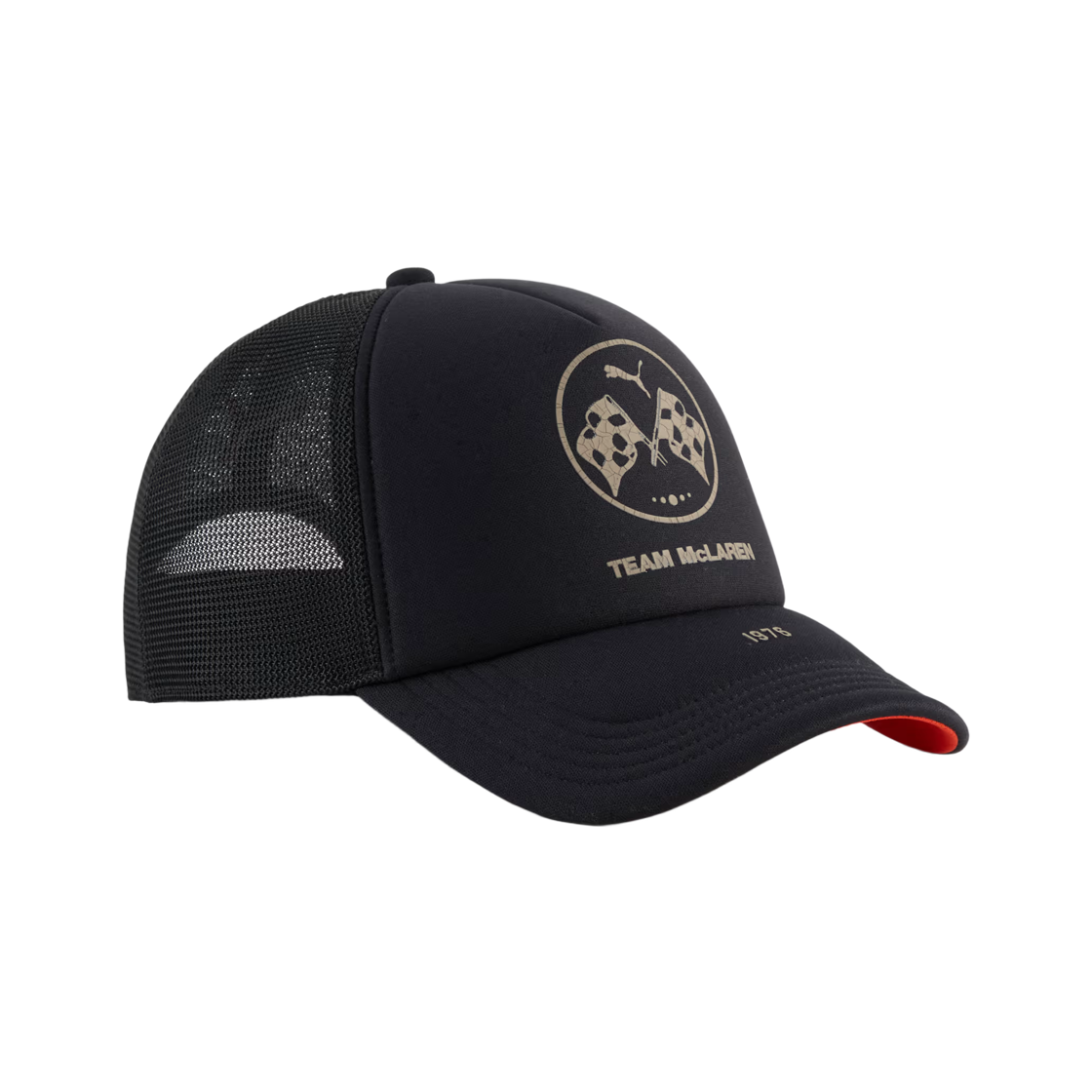 맥라렌 x 푸마 레이싱 트러커 햇 푸마 블랙(McLaren x Puma Racing Trucker Hat Puma Black) - 1