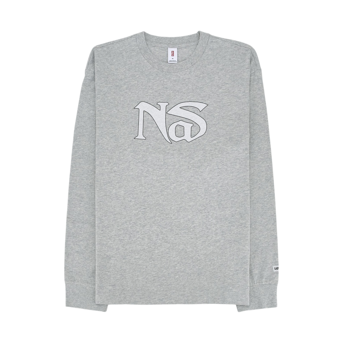 004EY0001 Levi's x Nas Long Sleeve Band T-Shirt Grey
