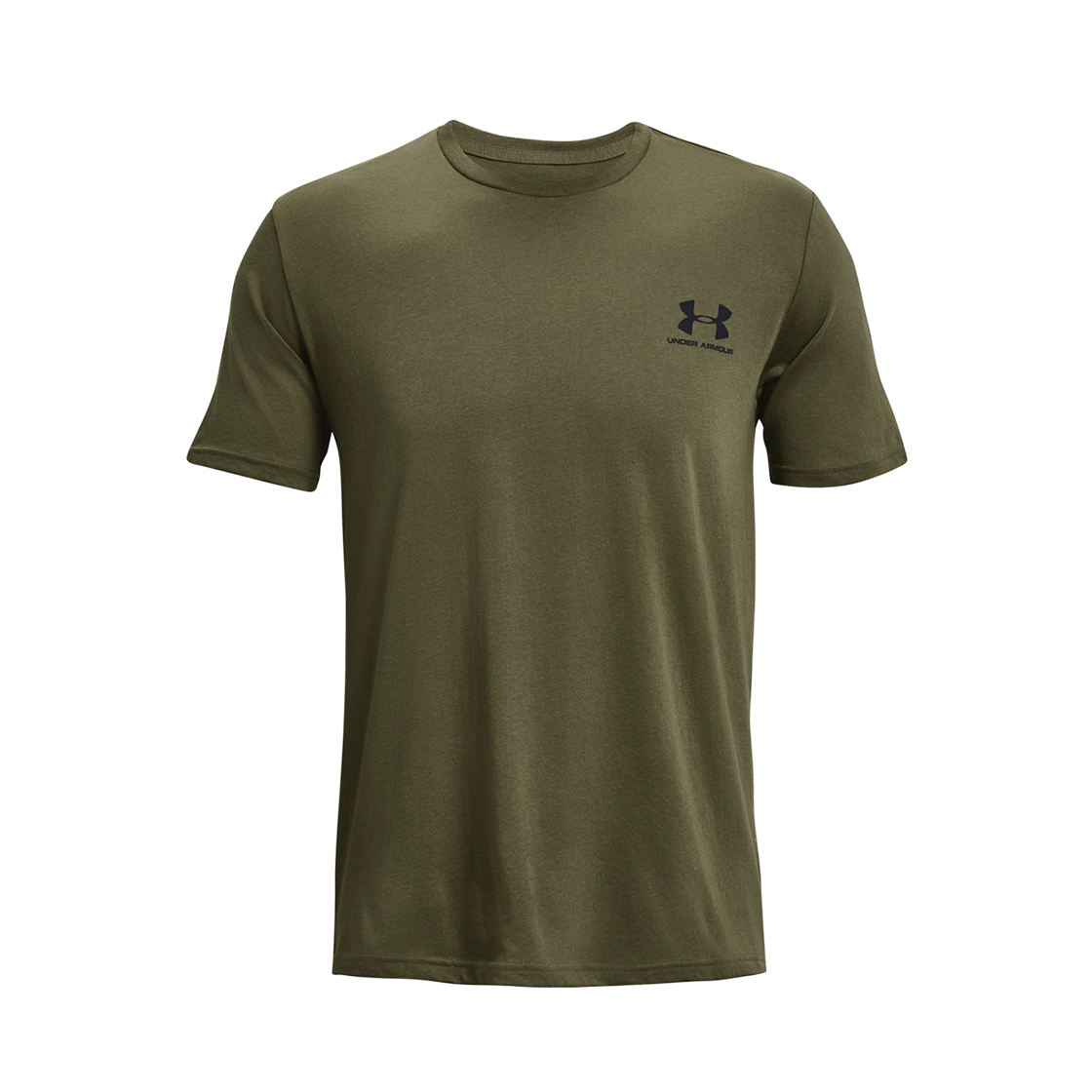 1326799-390 [20% 쿠폰] Under Armour Sportstyle Left Chest Short Sleeve T-Shirt Marine OD Green