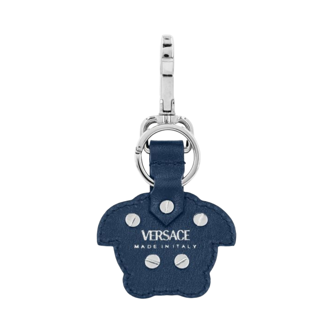 베르사체 라 메두사 레더 키체인 블루(Versace La Medusa Leather Keychain Blue) - 2