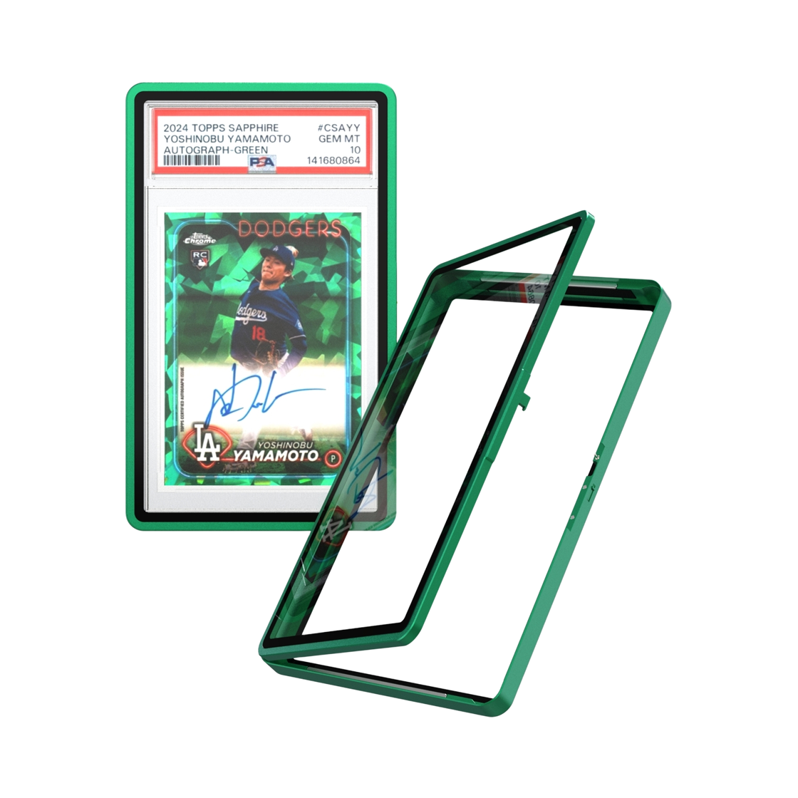 파브 PSA등급 보호 스냅케이스 V2 35PT 그린(PA:V PSA Snap Case 35PT Green)