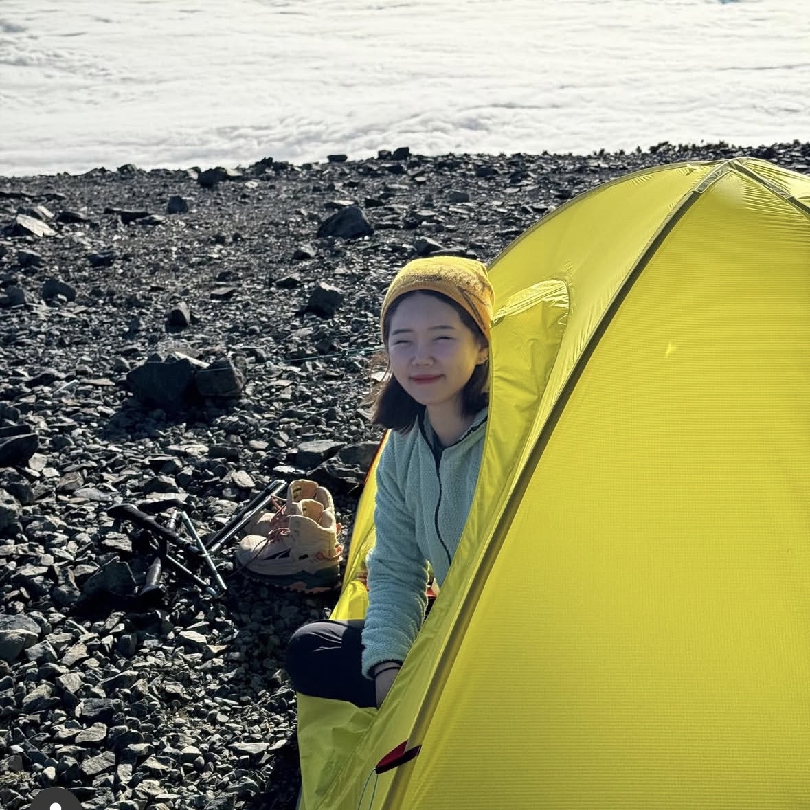 Arc'teryx Bird Head Toque Edziza 착용 스타일