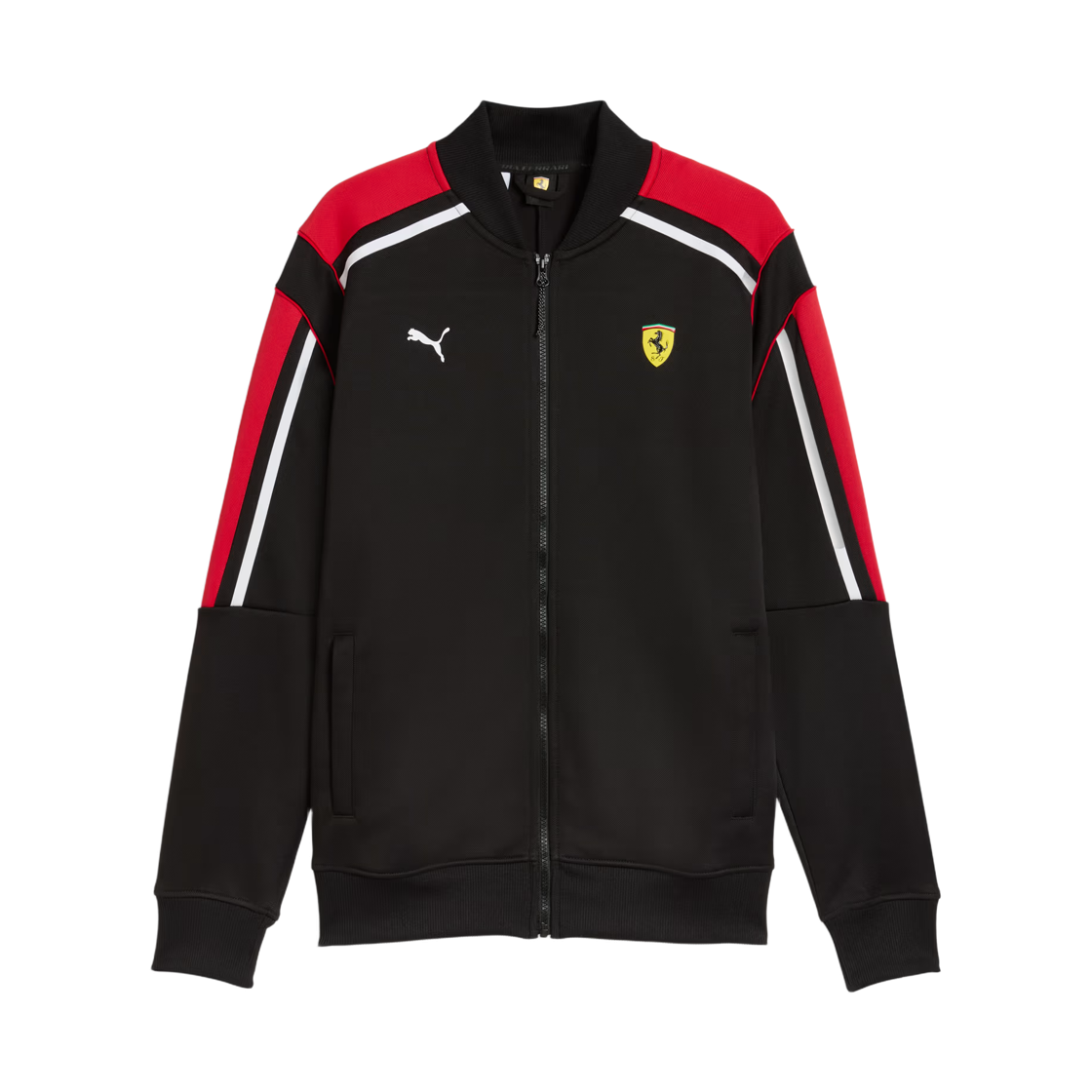 스쿠데리아 페라리 x 푸마 T7 트랙 자켓 블랙(Scuderia Ferrari x Puma T7 Track Jacket Black) - 1