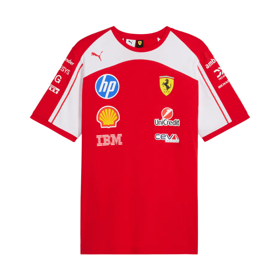 스쿠데리아 페라리 x 푸마 레플리카 티셔츠 레드(Scuderia Ferrari x Puma Replica T-Shirt Red) - 1