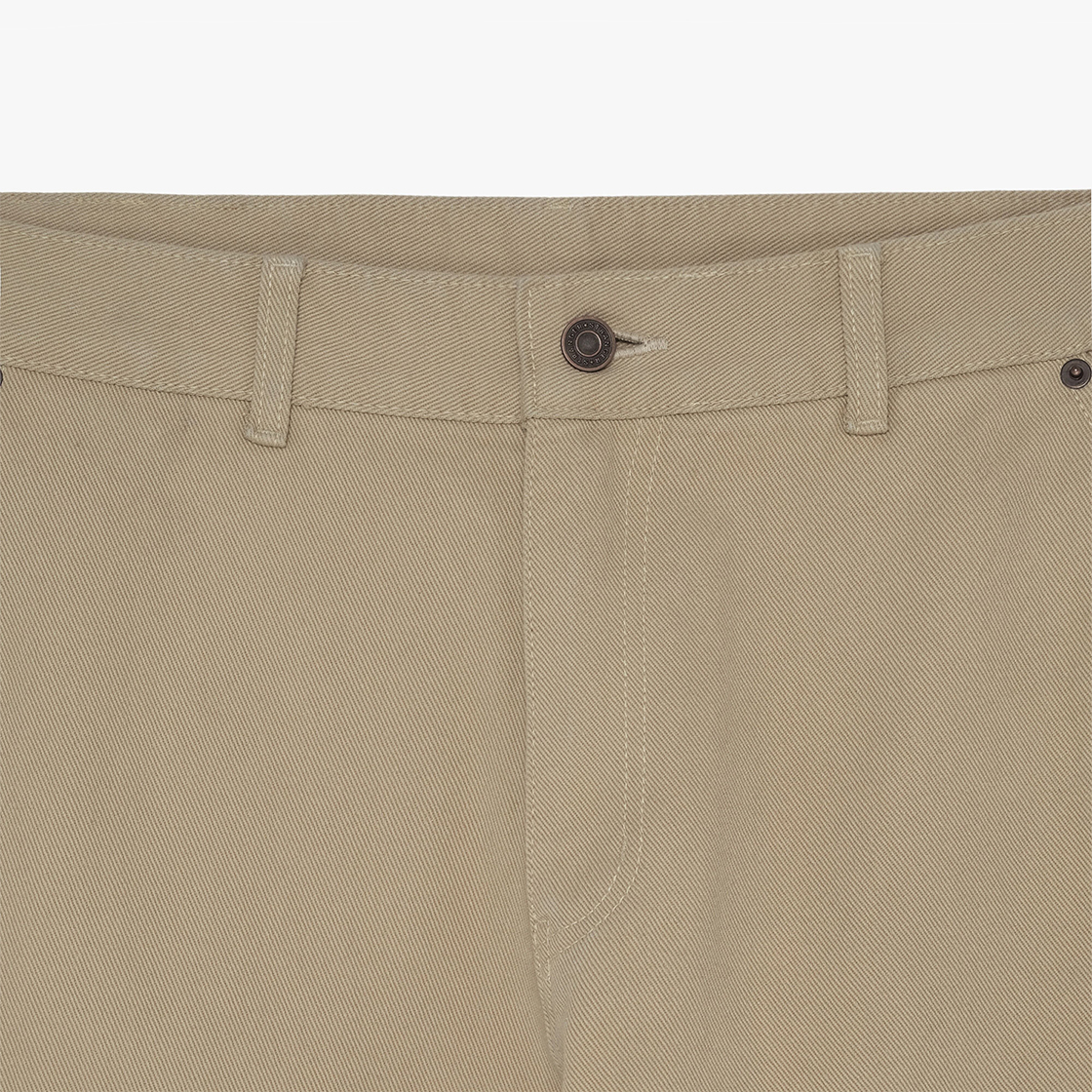 스트레인저 레귤러 핏 코튼 더블니 팬츠 베이지(Stranger Regular Fit Cotton Double Knee Pants (Beige)) - 3