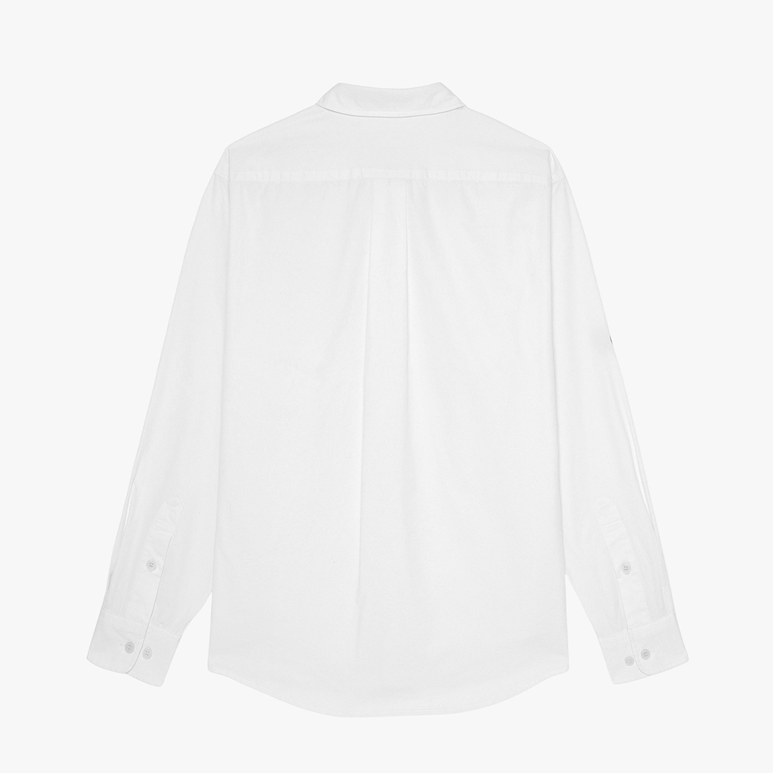 스트레인저 릴렉스 핏 뉴욕 심볼 코튼 셔츠 화이트(Stranger Relaxed Fit Ny Symbol Cotton Shirt (White)) - 2