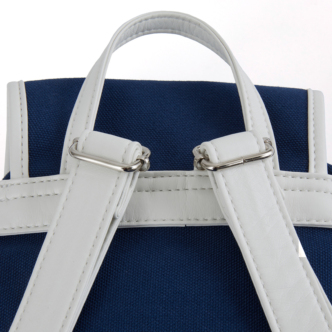 라츠유 노스탤지아 캔버스 백팩 네이비(LOTS YOU Nostalgia Canvas Backpack Navy) - 6