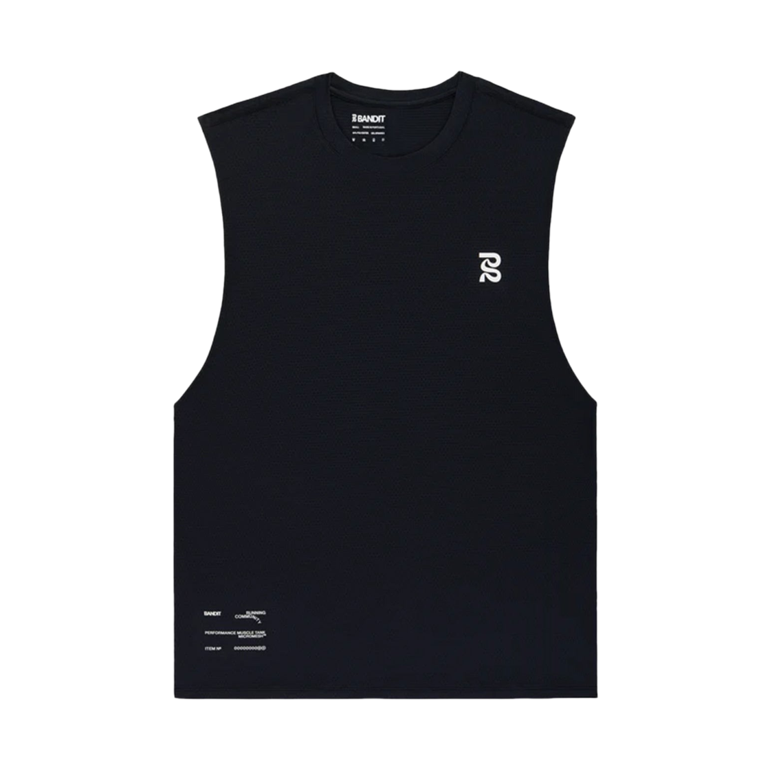 MTCSP005SM26BB Bandit Running Micromesh Run Tank Black