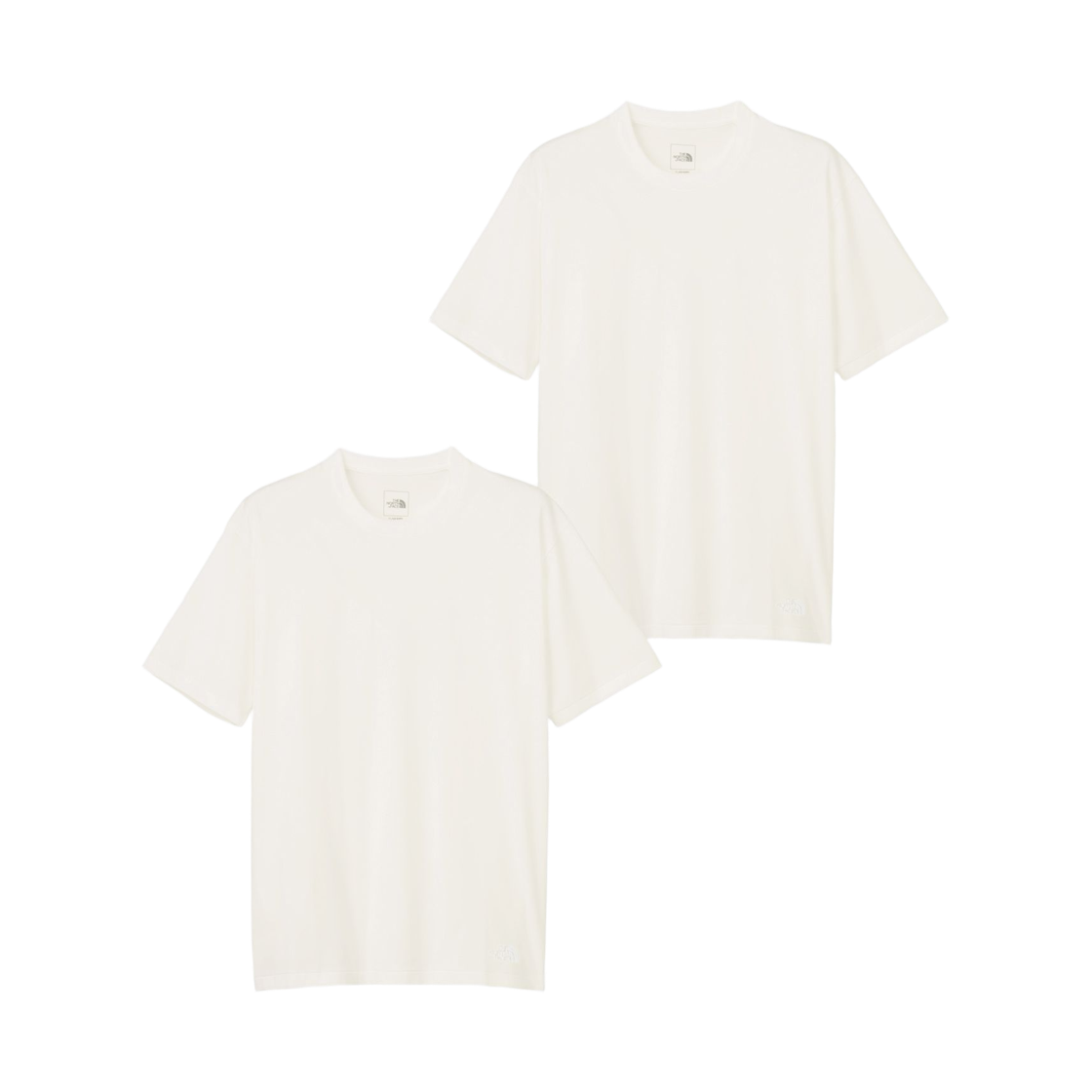NT32542W The North Face Short Sleeve Flash Dry Pack T-Shirt White (2 Pack)