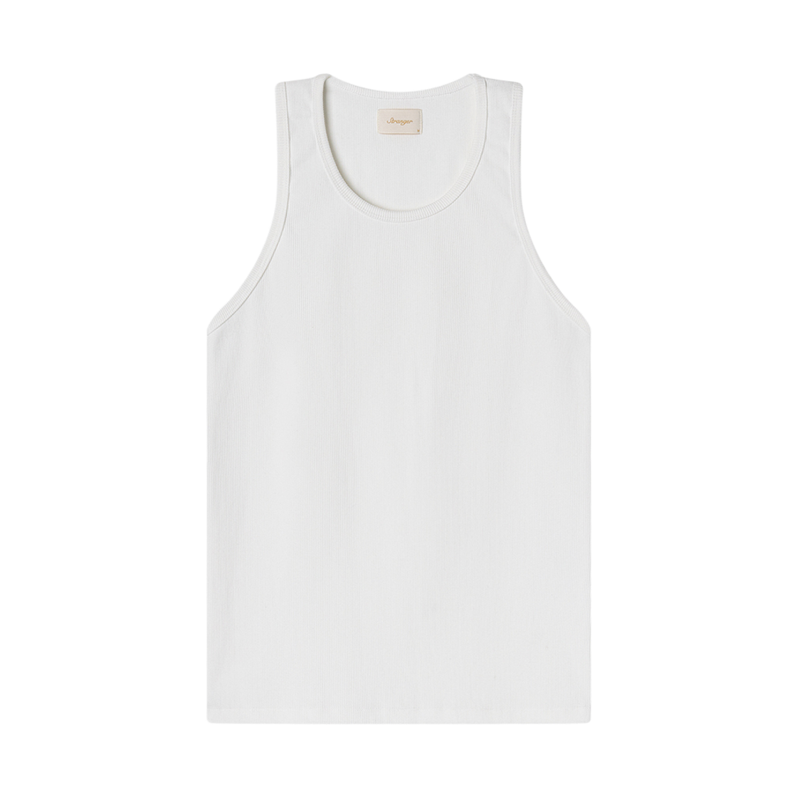 스트레인저 레귤러 핏 코튼 탱크 탑 화이트(Stranger Regular Fit Cotton Tank Top (White))