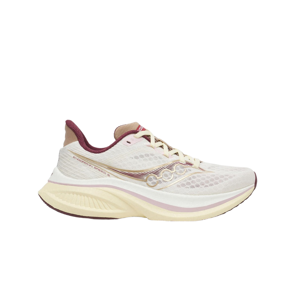 S101391-1006 (W) Saucony Endorphin Speed 5 Ivory Maroon