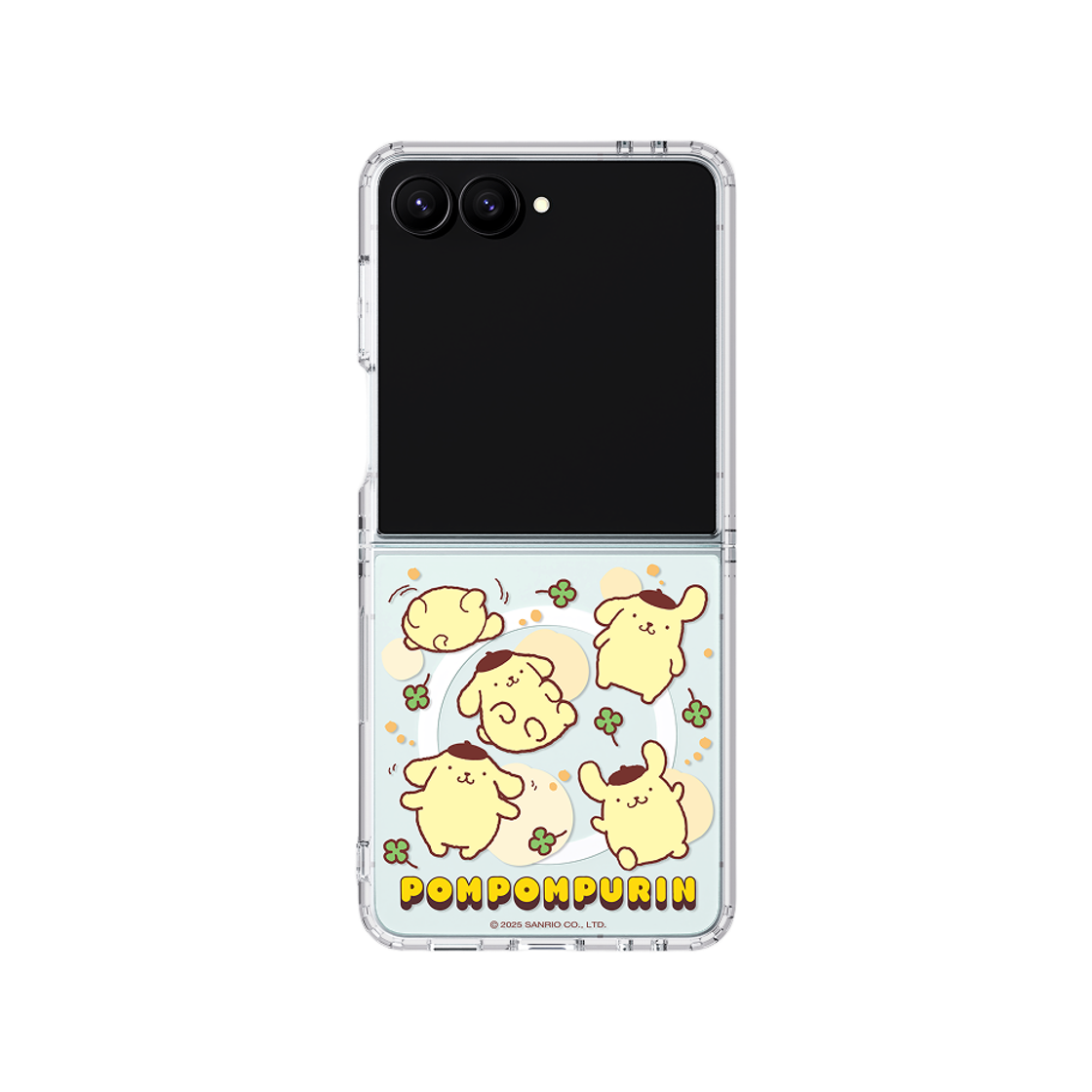 에스엘비에스 폼폼푸린 패턴 모노라인 마그넷 케이스 for Galaxy Z Flip7 Flip8(SLBS Pompompurin Pattern Monoline MPP Case for Galaxy Z Flip7) - 2
