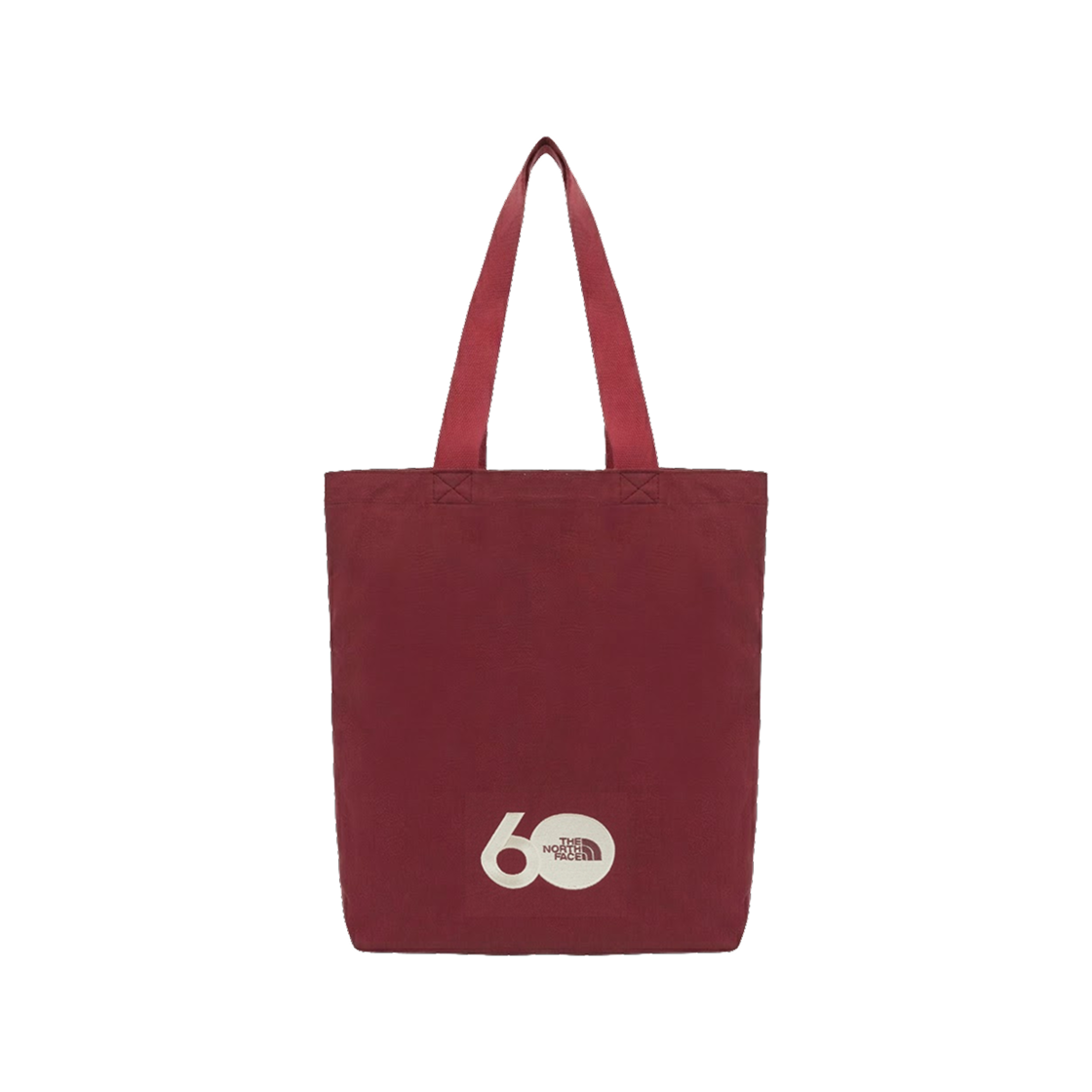 NHN2PS368C The North Face TNF 60th Anniversary Cotton Tote Dark Red - 26SS