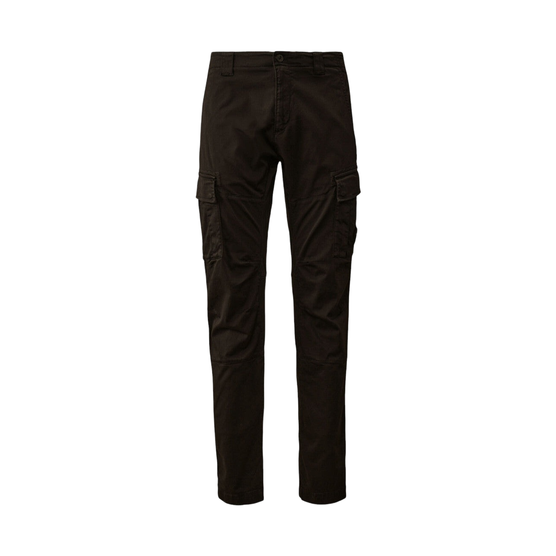 C.P. 컴퍼니 스트레치 사틴 어고노믹 렌즈 카고 팬츠 블랙 - 26FW(C.P. Company Stretch Sateen Ergonomic Lens Cargo Pants Black - 26FW)