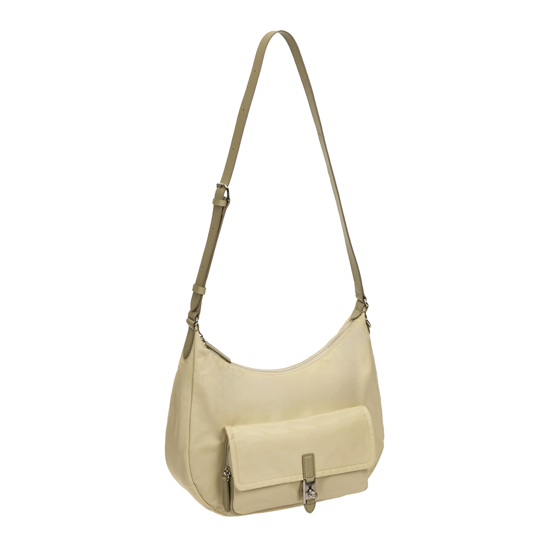 분크 헤이 라운드 원 포켓 숄더 미듐 세이지 그린(vunque Hey Round One Pocket Shoulder M Sage Green) - 3