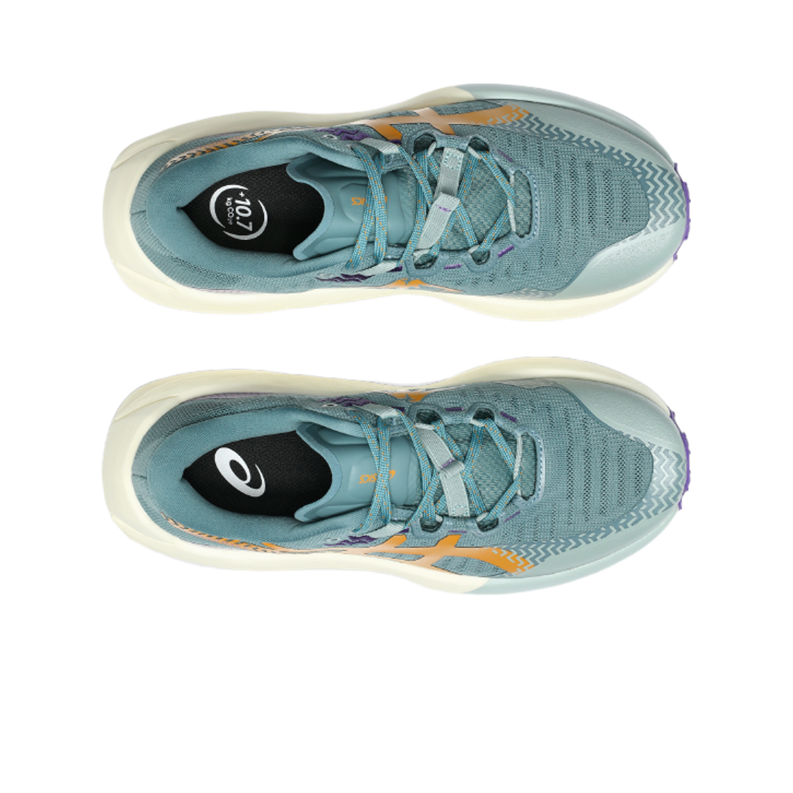 (W) 아식스 트라부코 맥스 5 포기 틸 라디언트 애머시스트((W) Asics Trabuco Max 5 Foggy Teal Radiant Amethyst) - 2