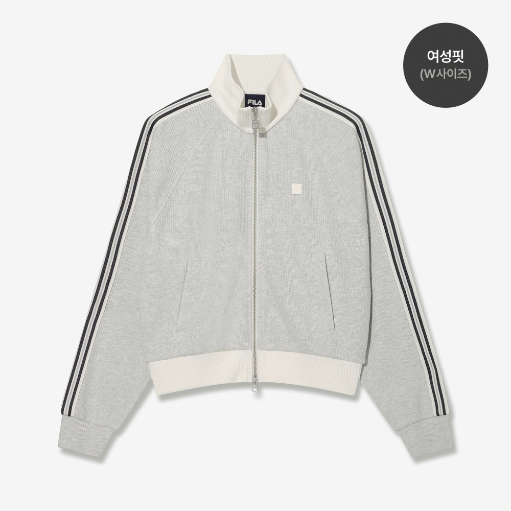 [6% 적립] 휠라 1911 니트트랙 집업 그레이([6% 적립] FILA 1911 Knit Track Zip-up Gray) - 3