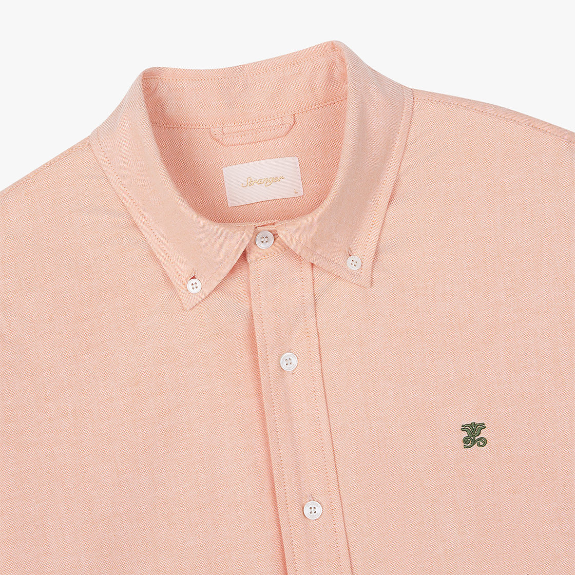 스트레인저 와이드 핏 코튼 셔츠 오렌지(Stranger Wide Fit Cotton Shirt (Orange)) - 3