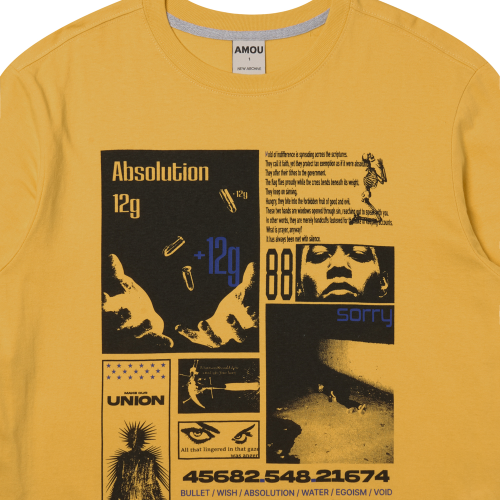 [KREAM 단독] 아모우 12그램 롱슬리브 옐로우([KREAM 단독] AMOU 12 gram Long Sleeve Yellow) - 3