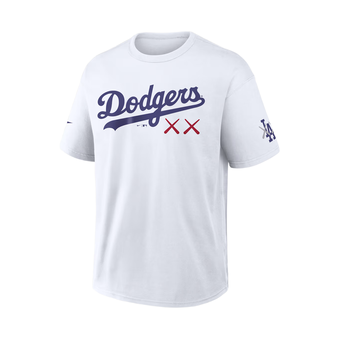 나이키 x 카우스 MLB 오타니 쇼헤이 로스앤젤레스 다저스 맥스90 티셔츠 화이트