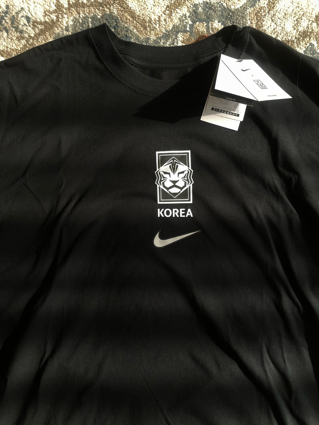 Nike Korea Premium Goalkeeper T-Shirt Black (IO4579-010) 착용 스타일 - 2