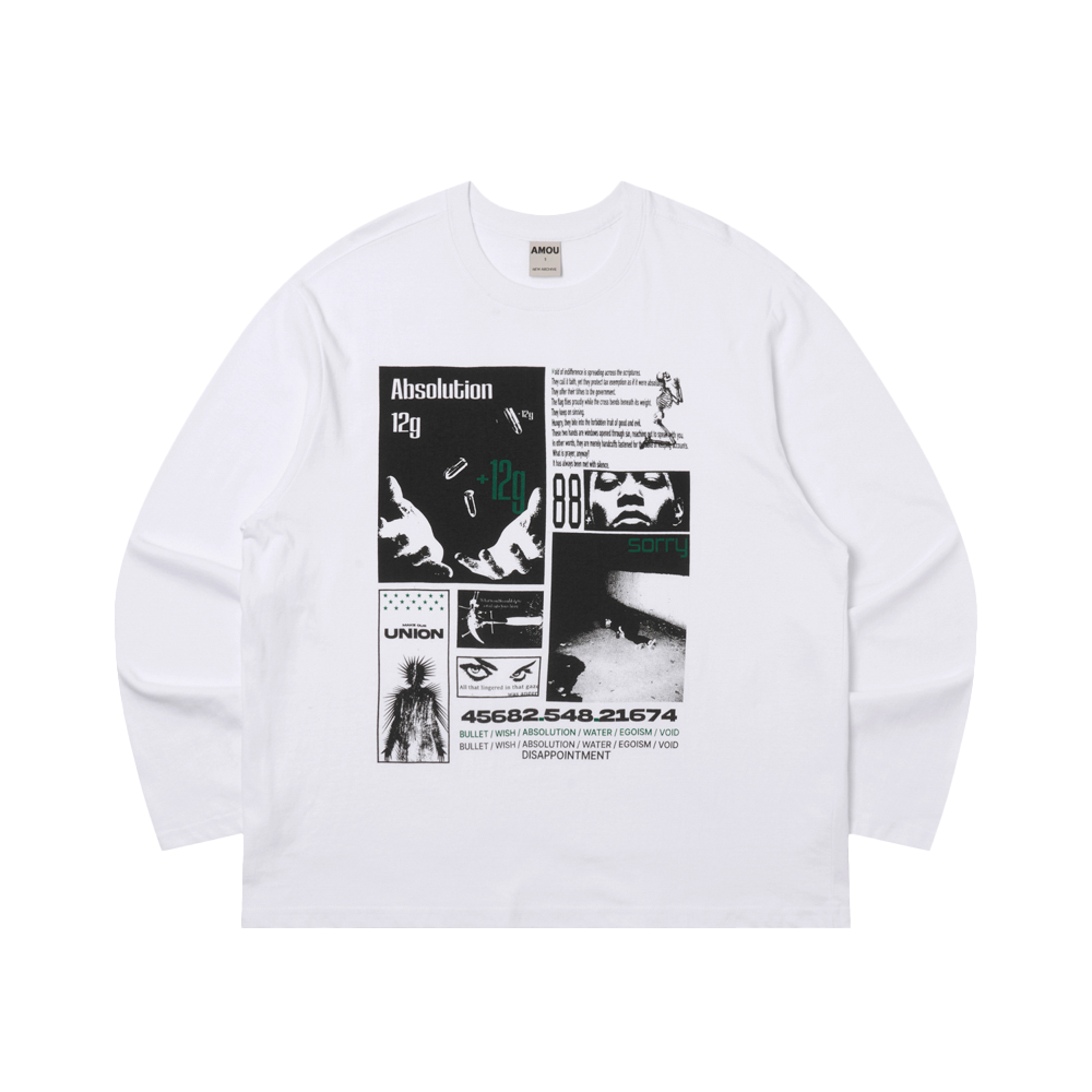 아모우 12 그램 롱슬리브 화이트(AMOU 12 gram Long Sleeve White) - 1