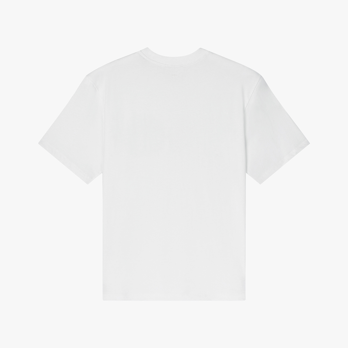 스트레인저 레귤러 핏 코튼 실켓 티셔츠 화이트(Stranger Regular Fit Cotton Silket T-Shirt (White)) - 2