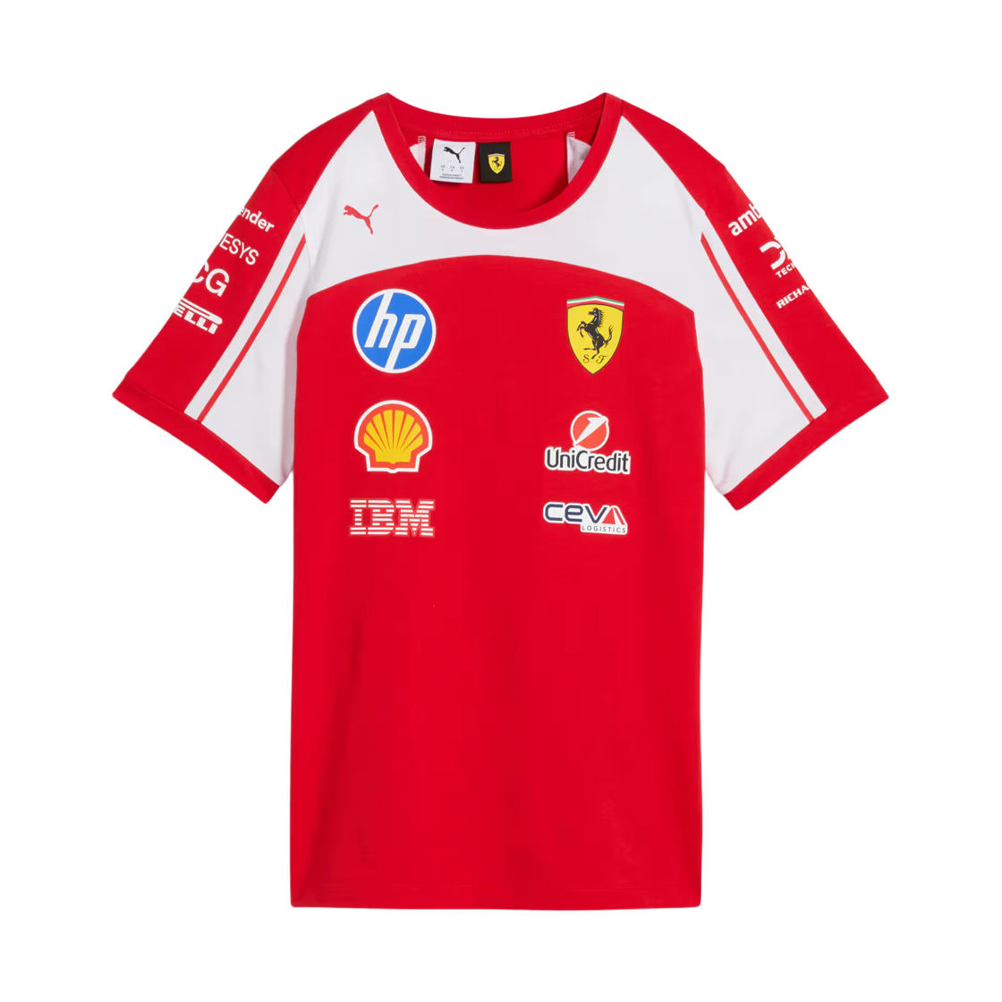 713836-01 (W) Scuderia Ferrari x Puma Replica T-Shirt Red