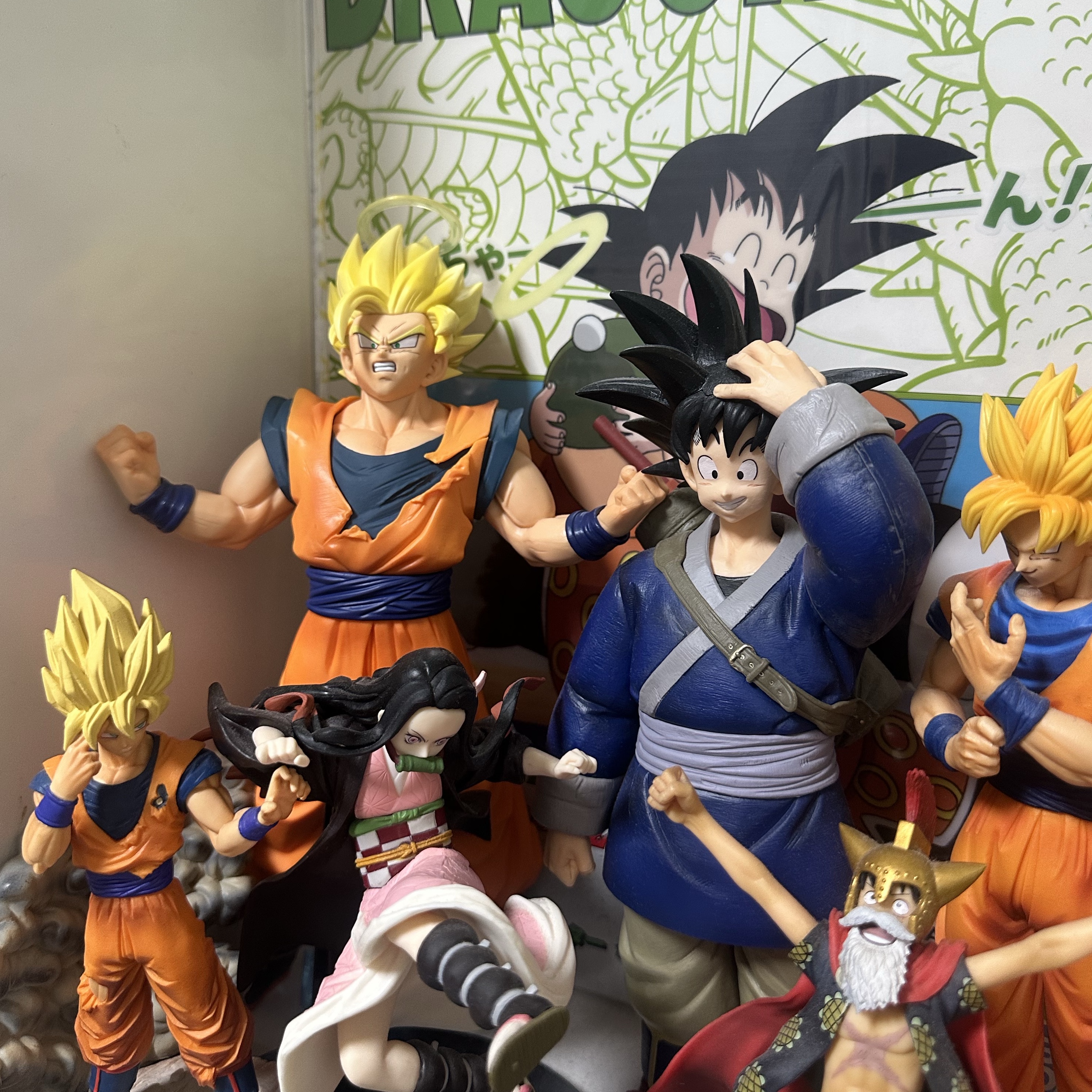 Bandai Ichiban Kuji Dragon Ball The Chronicle of Goku D Prize Super Saiyan 2 Son Goku Masterlise Figure 착용 스타일
