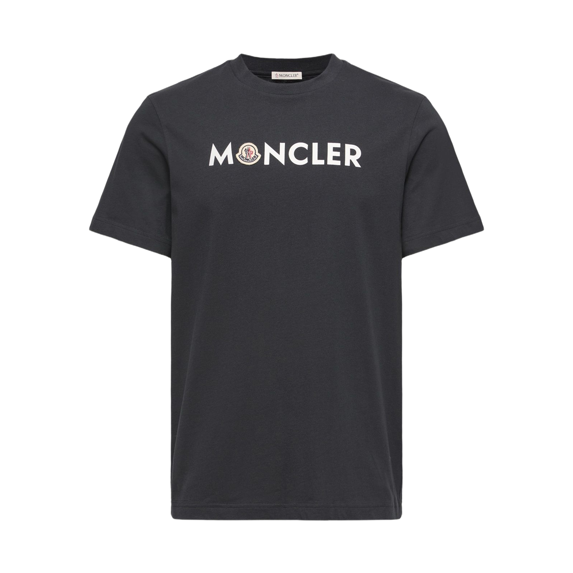 L2-091-8C00051-89B8Q-778 Moncler Logo Cotton T-Shirt Dark Blue - 26FW