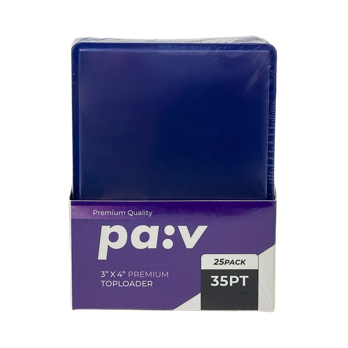 파브 카드탑로더 35PT, 25개(PA:V 35PT Extra-Rigid Top Loaders for Cards (25 Pack))