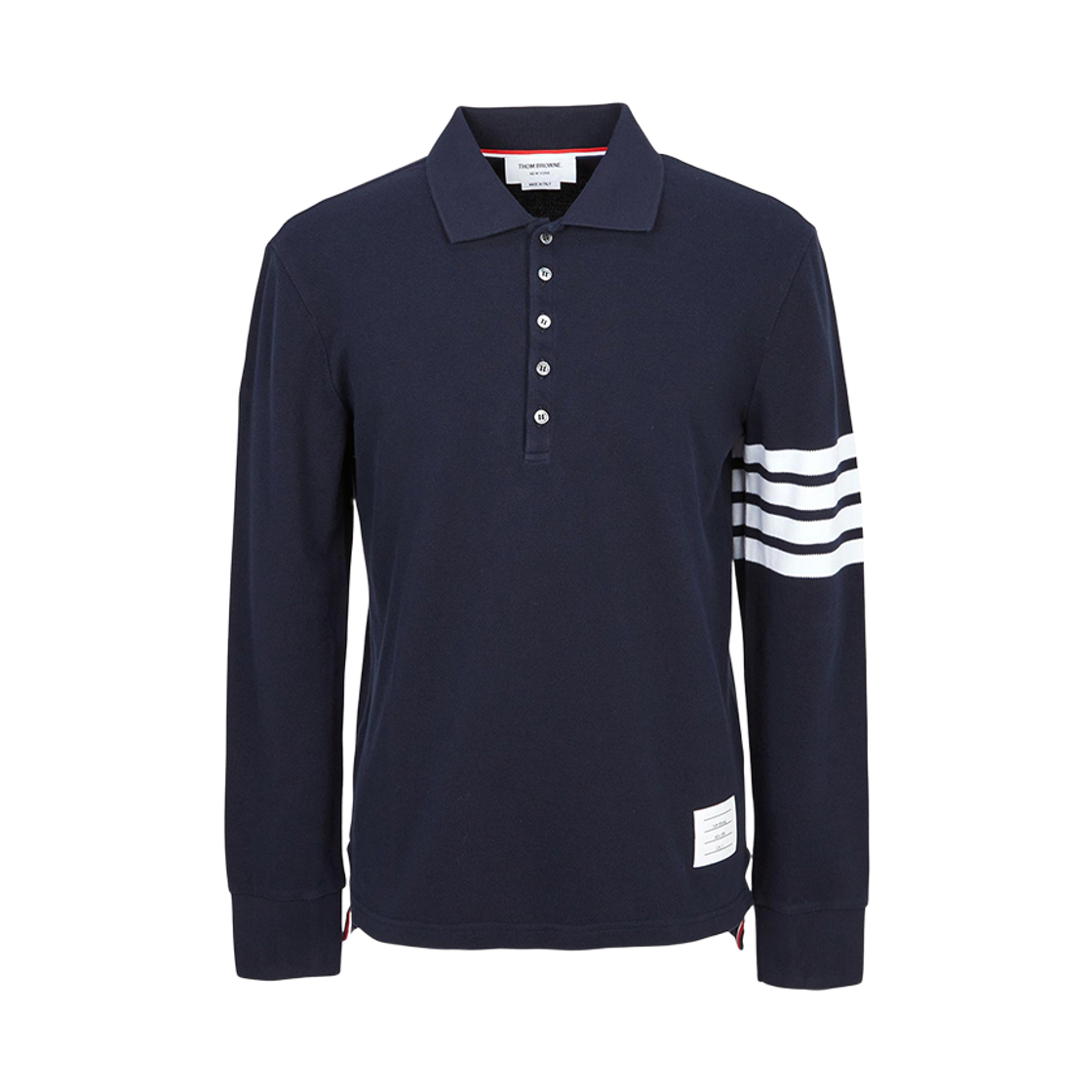 [25% 쿠폰] 톰브라운 클래식 피케 사선 폴로 네이비([25% 쿠폰] Thom Browne Classic Pique 4-Bar Polo Navy) - 2